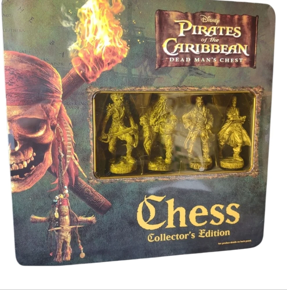 Pirates of the Caribbean Chess Collector's Edition Metal Tin